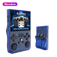 Console de jeu portable Mooden R36 Pro L, écran 3,5 pouces, 64 Go, console de jeu vidéo portable rétro classique pour PSP