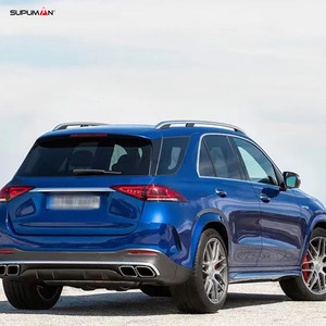 Kit carrosserie complet SPM pour Mercedes Benz W167, style GLE63 <span class=keywords><strong>AMG</strong></span>, lifting 2020 2021 <span class=keywords><strong>2022</strong></span>, comprenant pare-chocs, diffuseur, jupes latérales et spoiler. - Product Image 5