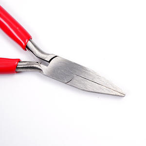 คีมปากแบน DIY ขนาด 4.5 นิ้ว ผลิตจากเหล็กโครเมียมวาเนเดียม ปากเรียบ สำหรับงานเครื่องประดับและงานฝีมือ - Product Image 1