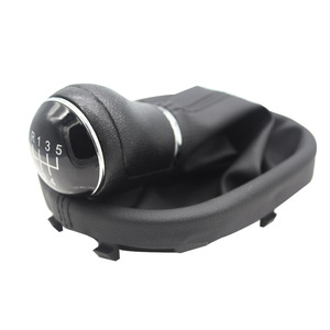 Pommeau de levier de vitesse en cuir, 5 ou 6 vitesses, pour Volkswagen Touran Caddy, design ergonomique - Product Image 3