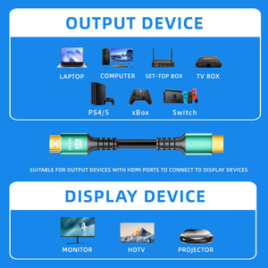 <span class=keywords><strong>Cable</strong></span> <span class=keywords><strong>HDMI</strong></span> de PVC de Alta Calidad Sipu, el Más Vendido, con Certificación Completa CCC CE RoHS, Resolución 8K para Laptop - Product Image 4