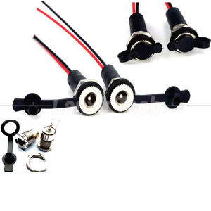 كابل موصل DC 022 x ، x ، x ، مقبس أنثوي مُثبت بخيط إلى jsm 2 دبوس - Product Image 4