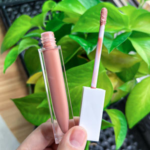 หลอดลิปกลอสแบบน้ำสีตามสั่ง ลิปออยล์เพิ่มความอวบอิ่ม ลิปสติกแบบน้ำ ลิปกลอสเนื้อใสสีนู้ด - Product Image 3