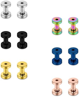 Xinfocus Kit d'étirement d'oreille de vente chaude Tunnels de cônes en acier chirurgical Fit bouchons d'oreille extenseurs d'oreille