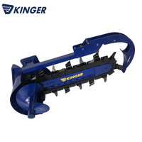KINGER cadena zanjadora cadena hidráulica zanjadora/para tractor para excavadora