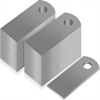 Supports plats universels en acier pour fixation antichoc, avec languettes de soudure, accessoires de soudage en aluminium pour tôles métalliques (OEM/ODM)
