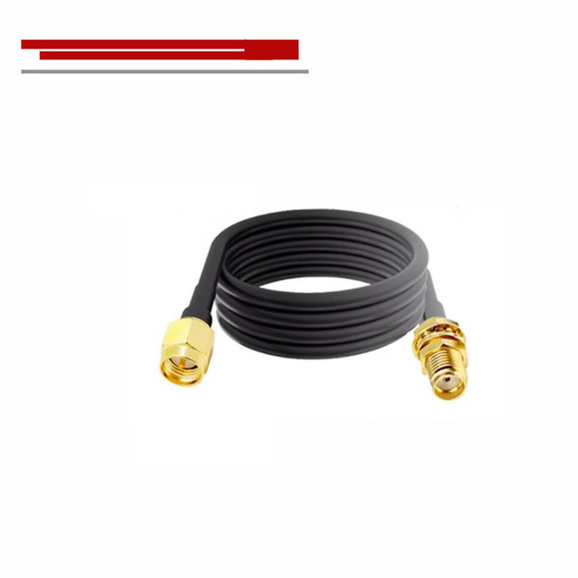 Wifi Antenna Extension SMA/3G/4G/5G Routing Transfer Cable RG58 Copper Wire No. 2 SMA Outer Screw Inner Hole Inner Screw Inner N