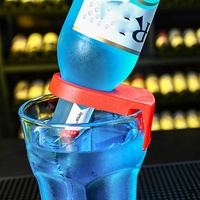 Porte-bouteille de bière Cocktail Snap Clips à boisson en plastique pour godechet, verres