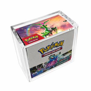 Estuche de exhibición de acrílico transparente para caja de sobres Pokémon ETB, tapa magnética, caja de almacenamiento a prueba de polvo, compatible con la caja de entrenador de élite Mega Evolution - Product Image 4