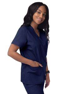 Đồ y tế unisex kháng khuẩn, chống thấm nước, đồng phục bệnh viện, áo cổ V, áo và quần nam, chất liệu co giãn 4 chiều, cổ V - Product Image 5