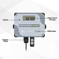 Penjualan Panas Sensor Suhu Ruangan Server, Transmitter Suhu Industri, Sensor Suhu dan Kelembapan