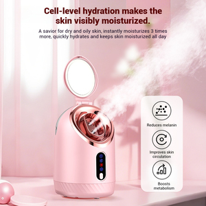 Vaporizador Facial 2 en 1 con Tecnología Nano Iónica, Vaporizador Facial Portátil con Vapor Frío y Caliente para Sauna Facial en Casa, Spa Hidratante - Product Image 4