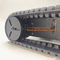 Châssis de voiture robotisée sur chenilles DIY, plateforme de char intelligent, kit éducatif de programmation Arduino, kit de construction électronique avec télécommande PS2