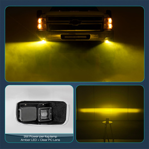 Feux antibrouillard avant à LED <span class=keywords><strong>de</strong></span> 3 pouces blancs et jaunes, conformes à la norme SAE J583, homologués pour la circulation routière, pour voitures et camions - Product Image 4
