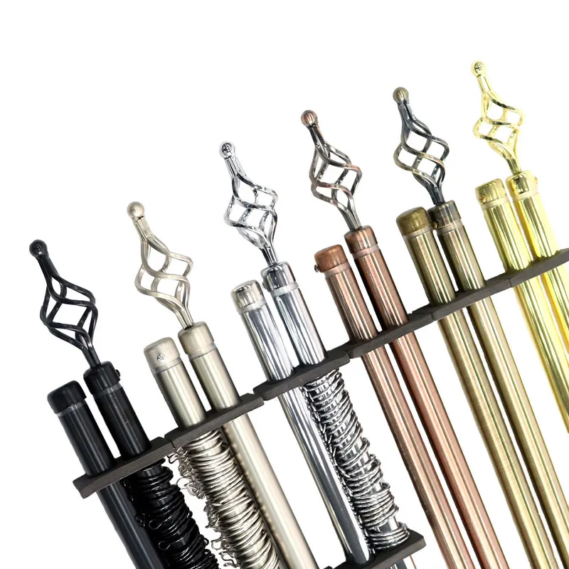 Phụ kiện Rèm nối dài kim loại rèm sắt đôi Rèm ống/cực/Ống/que