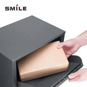 CHNSMILE Boîte <span class=keywords><strong>aux</strong></span> <span class=keywords><strong>lettres</strong></span> extérieure sur pied Boîte <span class=keywords><strong>aux</strong></span> <span class=keywords><strong>lettres</strong></span> en métal antirouille étanche avec serrure à clé pour application de <span class=keywords><strong>poste</strong></span> à <span class=keywords><strong>la</strong></span> maison ou à l'appartement - Product Image 6
