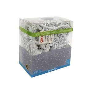 Guirlande lumineuse Gloca 200 LED 5m x 30-70-40-60cm, fil blanc, lumière blanche, étanche IP65, alimentation CA - Product Image 5