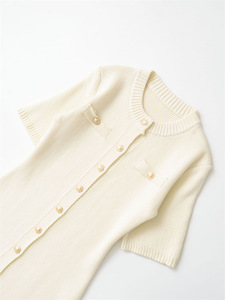 Nuovi Abiti da Donna Primaverili e Autunnali, Mini Vestiti Ecologici con Collo a <span class=keywords><strong>O</strong></span>, Maniche Corte in Maglia, Vita Naturale, Traspiranti, Sexy e da Club - Product Image 4