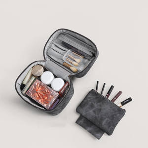 Bolsa de Almacenamiento de Cosméticos de PU Portátil Multicolor de Gran Capacidad con Diseño Nuevo, Linda Bolsa de Aseo de Viaje con Logotipo - Product Image 3