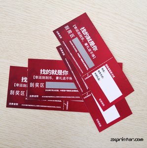Premium Custom Security Solutions Bulk Order <strong>Scratch</strong> Win <strong>Cards</strong> <strong>Paper</strong> &amp; Paperboard Printing Voucher Production - Product Image 6