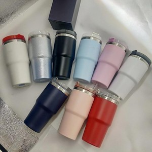 Tasse à <span class=keywords><strong>café</strong></span> et à eau isolée élégante haut de gamme avec paille, portable pour la voiture, cadeau pour femme, haute qualité - Product Image 1