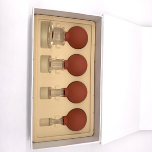 Ensemble de ventouses de haute qualité Offres Spéciales ventouses Anti-<span class=keywords><strong>cellulite</strong></span> vide Massage Aspiration <span class=keywords><strong>Verre</strong></span> Ventouses ensemble de 4 tailles - Product Image 4