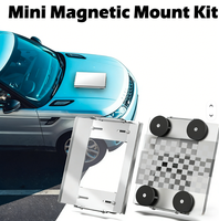 Soporte Magnético Transparente de Acrílico y Aluminio para Starlink, Kit Completo, Montaje de Equipo Estable y Seguro