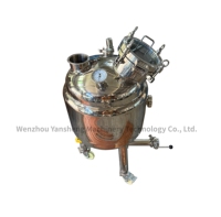 Excellent réservoir de fermentation et de distillation d'alcool en acier inoxydable double paroi de 50L/200L