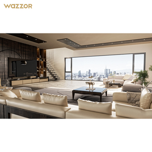 Wazzor nuevo producto promoción moderno Perfil de aleación de aluminio pequeñas ventanas abatibles - Product Image 5