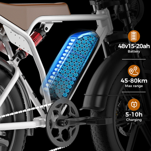 Vélo électrique Fatbike Maxwheel 20 pouces 2026 avec moteur et pneus larges – Modèle RX-T3 pour adultes – Prix abordable - Product Image 2