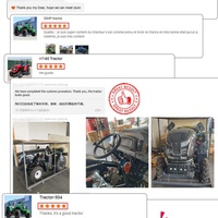 Livraison gratuite tracteur hydraulique diesel 4 roues motrices rizière tracteurs agricoles agricoles compacts tracteurs à roues à vendre