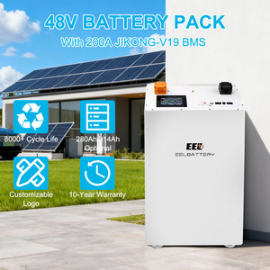 EELBATTERY 17KWH 16S 51.2V Batterie Disjoncteur Vertical et Fusible avec Cellules LiFePO4 EVE MB31 330Ah Intégrées + JK 200A BMS + Coussin Chauffant - Product Image 1