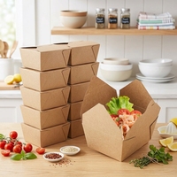 Boîtes à hamburgers jetables de qualité alimentaire, taille personnalisée, vente en gros d'usine, contenants alimentaires écologiques à emporter