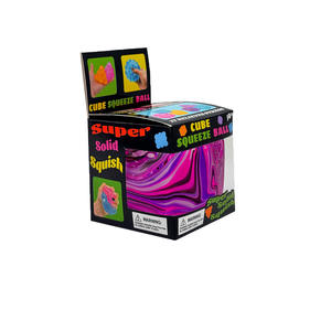Juguete <span class=keywords><strong>Sensorial</strong></span> de Silicona con Forma de <span class=keywords><strong>Cubo</strong></span>, Súper Sólido, para Edades de 3 a 14 Años, Color Puede Variar, Caja de Regalo, Un <span class=keywords><strong>Cubo</strong></span> por Paquete - Product Image 5