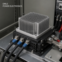Structure de dissipateur thermique en aluminium AlSi10Mg imprimée en 3D DMLS, sintering direct au laser de métal, refroidissement de serveur, OEM personnalisé