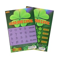 Jeu de loterie à gratter porte-bonheur : obtenez un prix, impression numérique, numéros de loto personnalisés, tickets à gratter, loterie à gratter