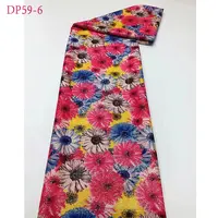 DP59 नई डिजाइन शुद्ध कढ़ाई 3d फूल जाल रिबन मनके फीता कपड़े के लिए पोशाक