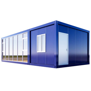 Maison conteneur modifiée de conception industrielle rectangulaire, solution pour habitation, bureau et dortoir - Product Image 1