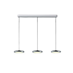 Lámpara de Araña de Tres Cabezas en un Restaurante Italiano, Arte Bauhaus, Lujo Ligero, Barra de Bar de Una Sola Cabeza, Lámparas de Mesa Vintage - Product Image 5