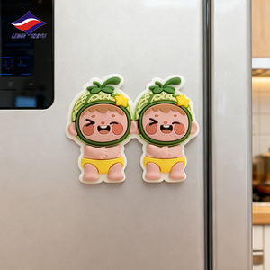 Aimant de réfrigérateur multifonction personnalisé Longzhiyu 20Y, aimant de réfrigérateur souple en caoutchouc, aimant de réfrigérateur de <span class=keywords><strong>voyage</strong></span>, relief 2D, aimant de réfrigérateur en PVC - Product Image 3