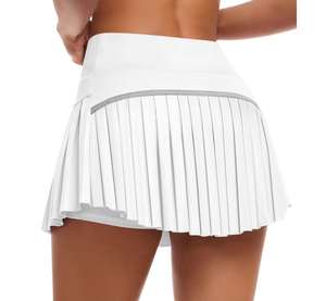 Jupe-short plissée taille haute pour le yoga et le tennis, anti-exposition, séchage rapide, respirante, pour le golf, la gym, la course et l'entraînement sportif, été - Product Image 6