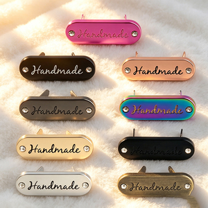 Rustproof Zinc Alloy Embossed Laser Cut Eco-Friendly Custom Clothing Labels for Shoes Bags & Swimwear-High Quality Bulk Orders - Product Image 2
