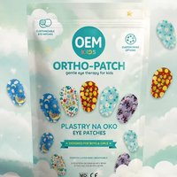 Patch oculaire adhésif sans latex pour la correction de la vision des enfants, coussin d'occlusion oculaire respirant