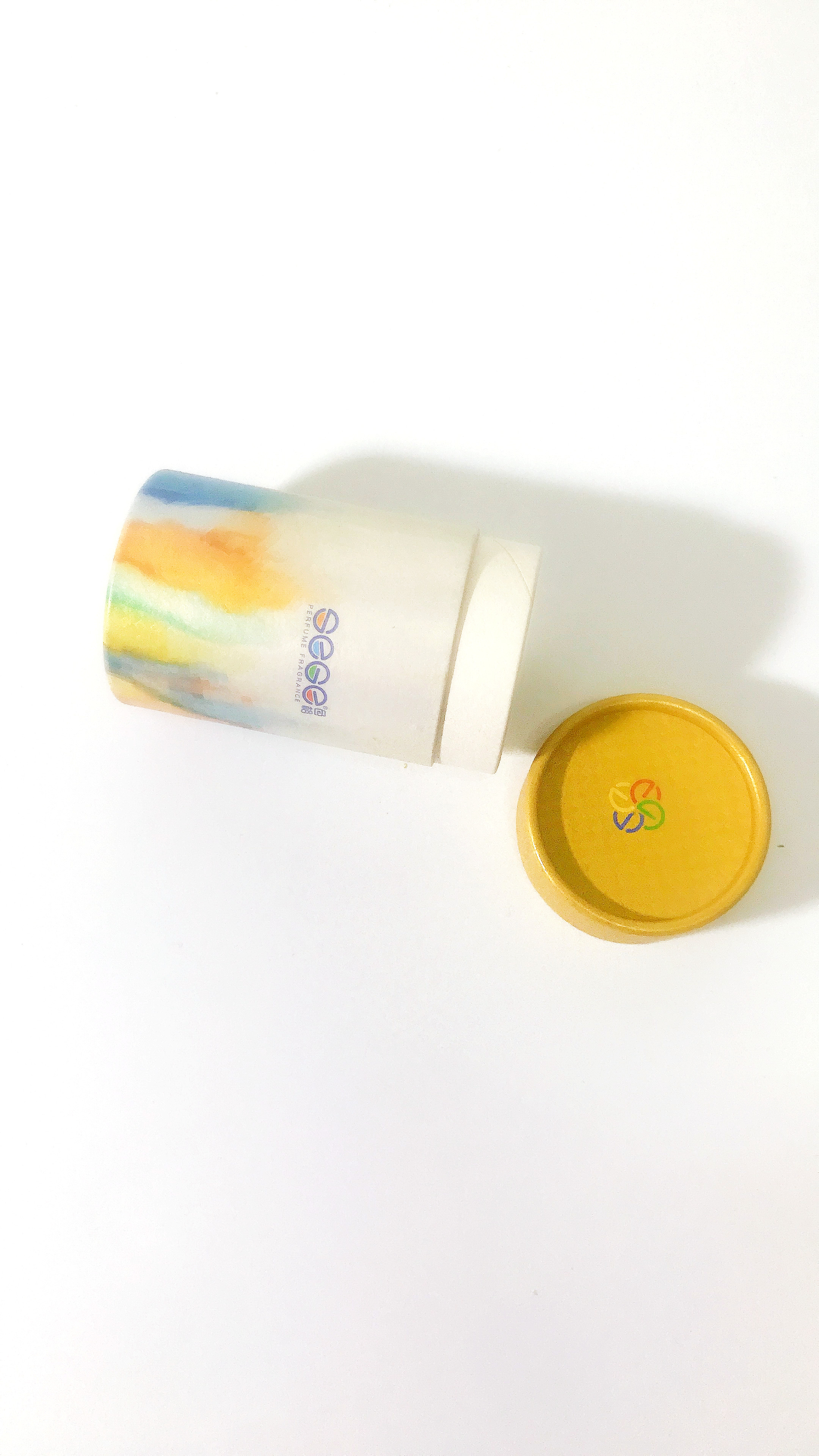 UV Coating Custom Paper Tube Packaging , Varnishing Paper Recycling Containers