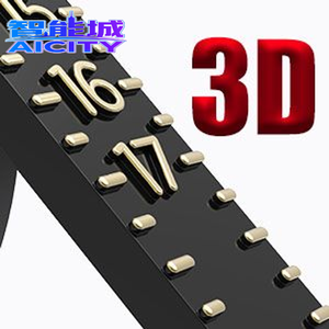 AICITY Custom Logo Reusable Plastic Smart <strong>Ring</strong> Size Gauge Stick Easy Finger Adjustment <strong>UK</strong> <strong>Men's</strong> Measuring Set - Product Image 3