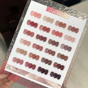 2025 nouvelle glace Transparent mode blanc Litchi lait pêche 24 couleurs Transparent ongles huile Gel ensemble pour automne et hiver salon de manucure - Product Image 6