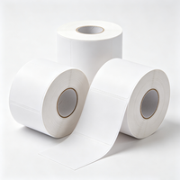 Étiquettes d'expédition Haoxuan OEM, papier thermique direct, impression continue, autocollants adhésifs pour l'expédition de colis