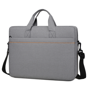 Gray Laptop Backpack Business Briefcase Shoulder <b>Bag</b> Large Capacity Zipper Closure for Office Travel School - Product Image 4