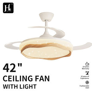 Ventilateur de plafond minimaliste avec lampe pour salle à manger, chambre à coucher, simple et intelligent, montage au plafond, usage domestique - Product Image 2