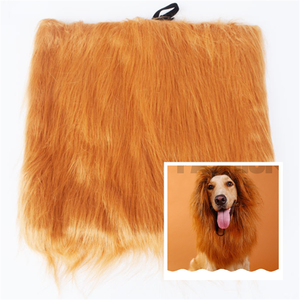 Komik sevimli evcil hayvan şapka kedi kostüm aslan <span class=keywords><strong>mane</strong></span> model köpek peruk dekorasyon - Product Image 4